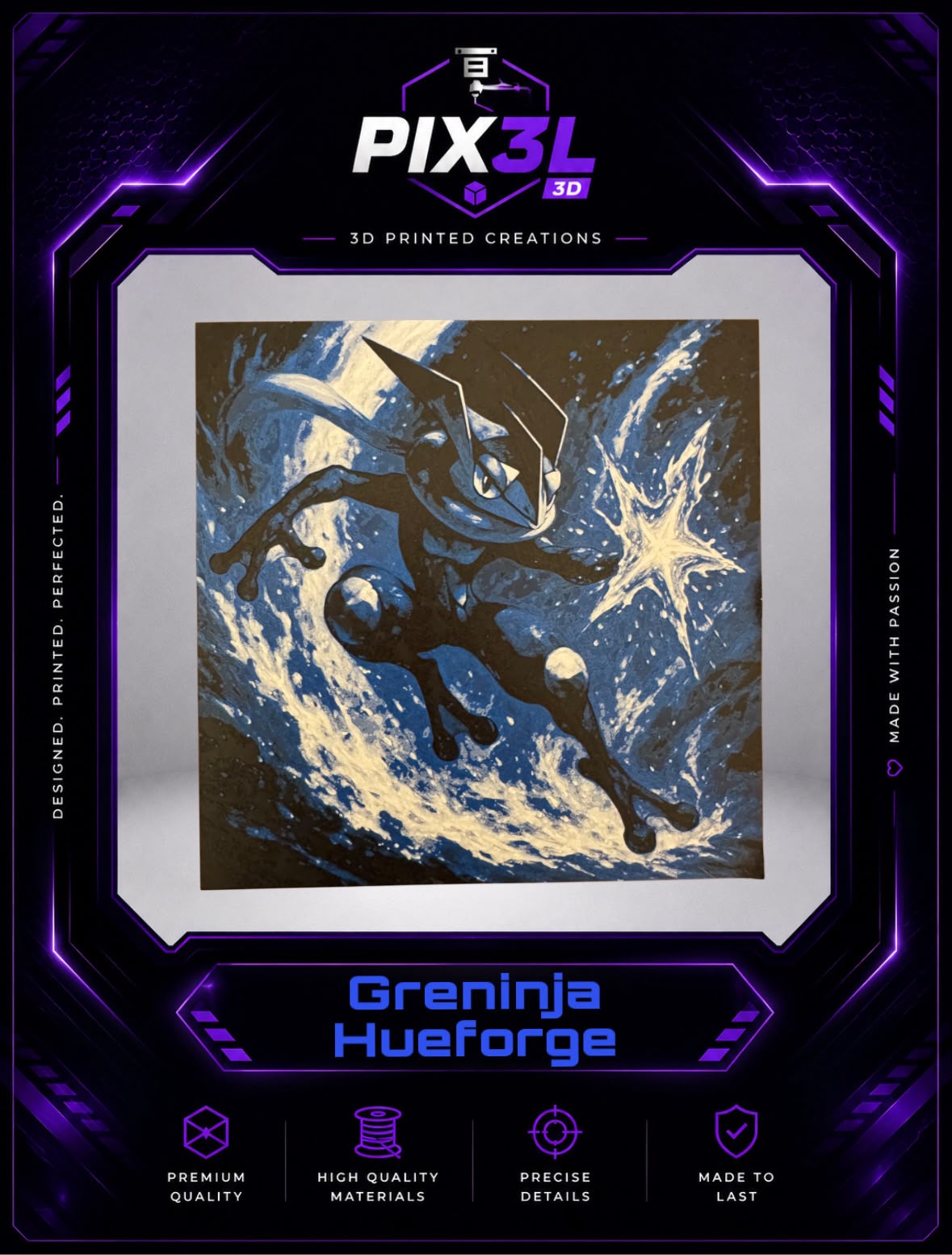 Greninja HueForge