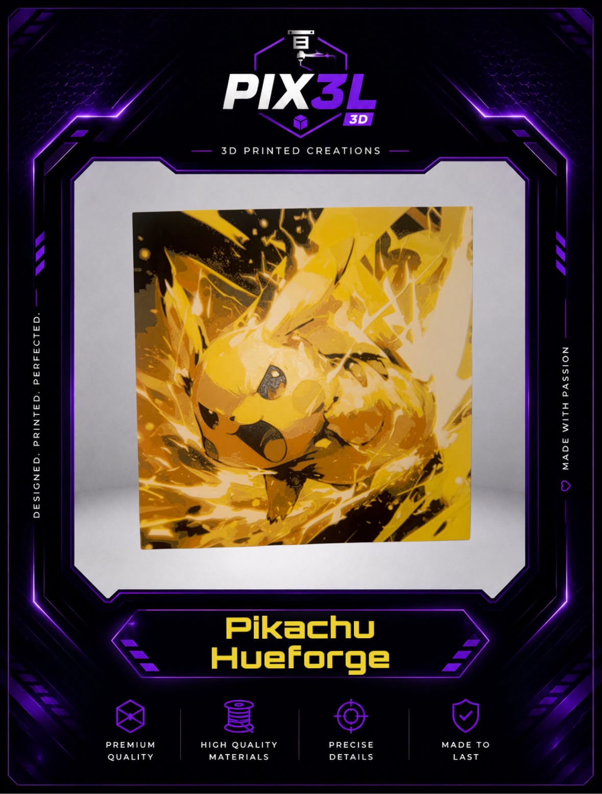 Pikachu HueForge