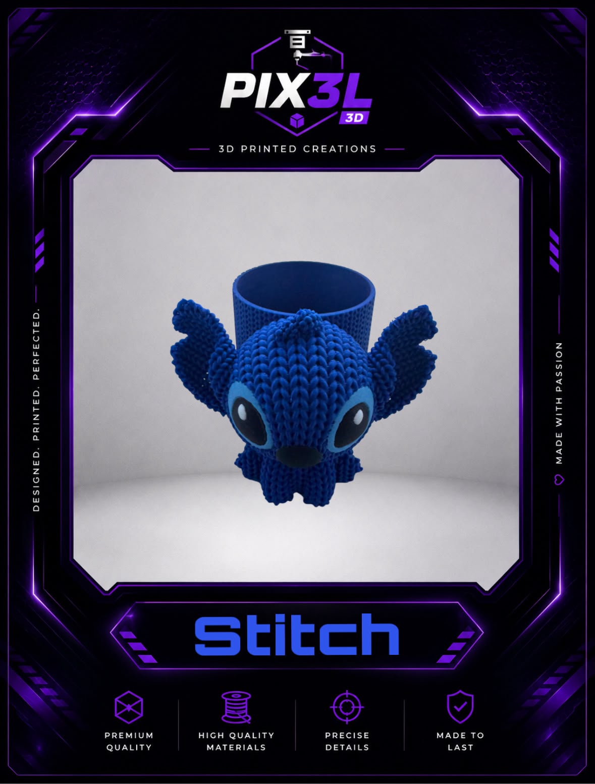 Stitch Pen Holder