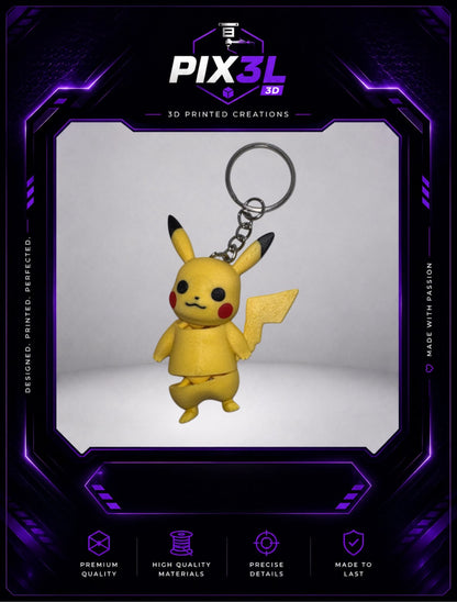 Pikachu Articulated Keychain