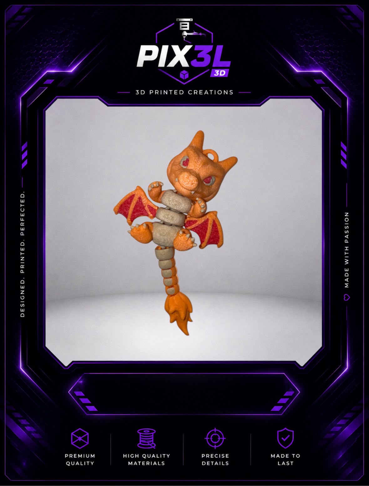 Charizard Articulated Keychain
