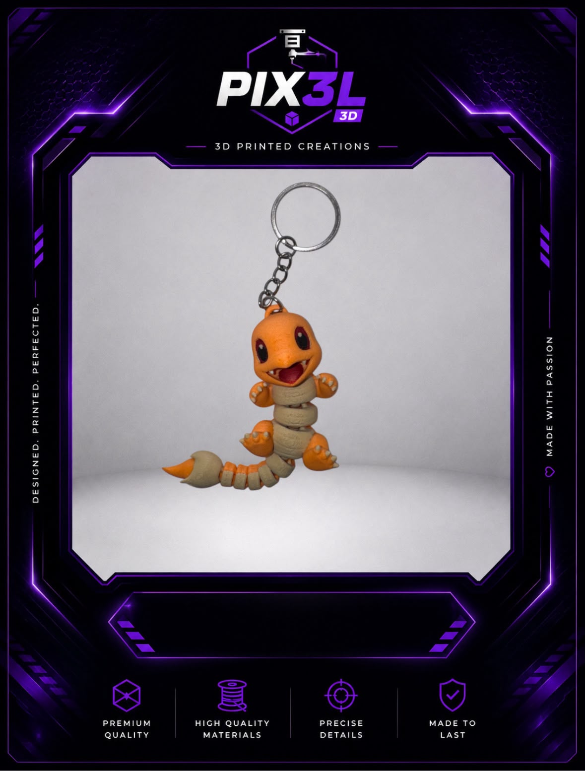 Charmander Articulated Keychain