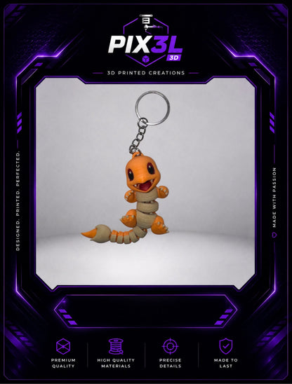 Charmander Articulated Keychain