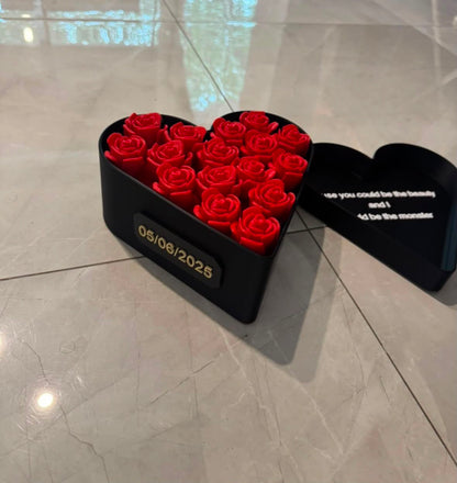 Eternal Rose Heart Box – 3D Printed Romantic Gift